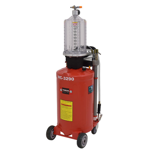 TSU-80 ΑΝΑΡΡΟΦΗΤΗΡΑΣ ΛΑΔΙΟΥ 80L ΜΕ ΓΥΑΛΑ - e-mytoolstore.gr