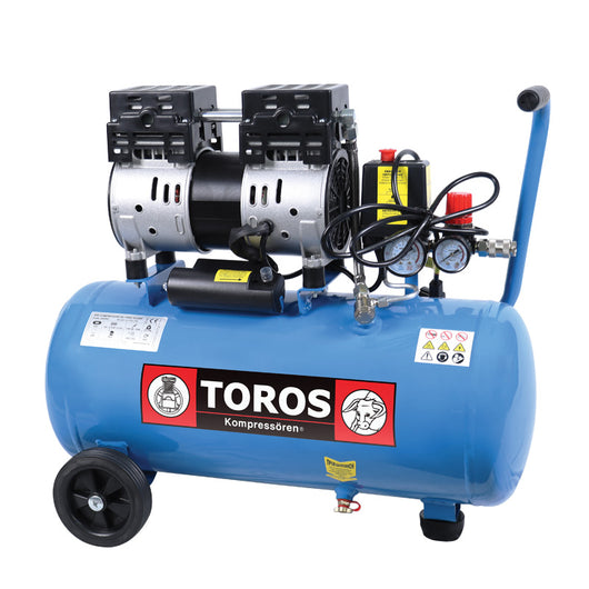 ΑΕΡΟΣΥΜΠΙΕΣΤΗΣ OILFREE ΧΑΜΗΛΟΥ ΘΟΡΥΒΟΥ (SILENT) 24LT/1,0HP - e-mytoolstore.gr