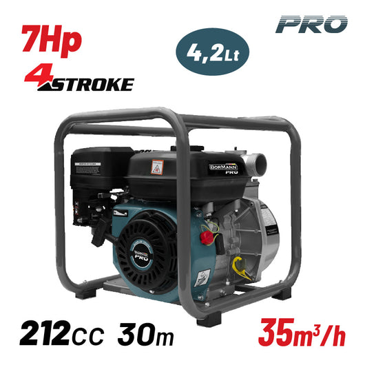 BORMANN Pro BGB1052 Αντλία Βενζίνης 2''X2'',212cc,30m,35m³/h - e-mytoolstore.gr