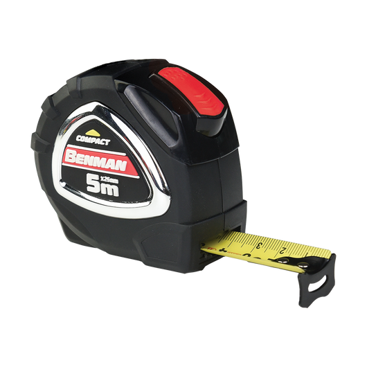 BENMAN 70642 Μετροταινία 5m x 25mm COMPACT - mytoolstore.gr