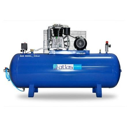 Αεροσυμπιεστής (κομπρεσέρ αέρος) Atlas 500lt 10hp made in Greece - mytoolstore.gr
