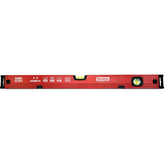 BENMAN 70607 Αλφάδι Μαγνητικό Με 2 Μάτια 40cm LM12 - mytoolstore.gr