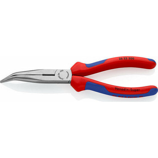 Knipex 2622200 Μυτοτσίμπιδο Κυρτό Bαριά Μόνωση 200mm - mytoolstore.gr