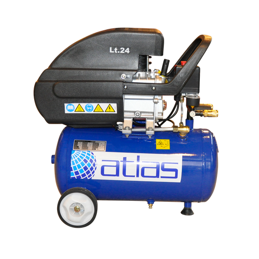 Αεροσυμπιεστής (κομπρεσέρ αέρος) Atlas 25lt. 2hp monoblock (χωρίς λουρί) - mytoolstore.gr