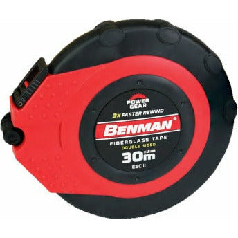 BENMAN 70649 Μετροταινία 30m x 15mm 3xSPEED Fiberglass - mytoolstore.gr