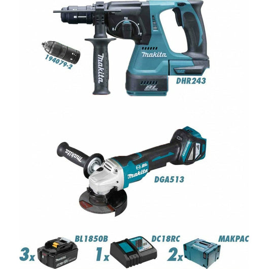 MAKITA DLX2256TJ1 Kit Εργαλείων Μπαταρίας - mytoolstore.gr