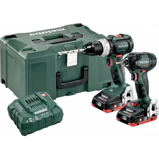 METABO COMBO SET 2.1.12 ΚΡΟΥΣΤΙΚΟ ΔΡΑΠΑΝΟΚΑΤΣΑΒΙΔΟ & ΚΑΤΣΑΒΙΔΙ ΜΠΑΤΑΡΙΑΣ 18V (685124000) - mytoolstore.gr