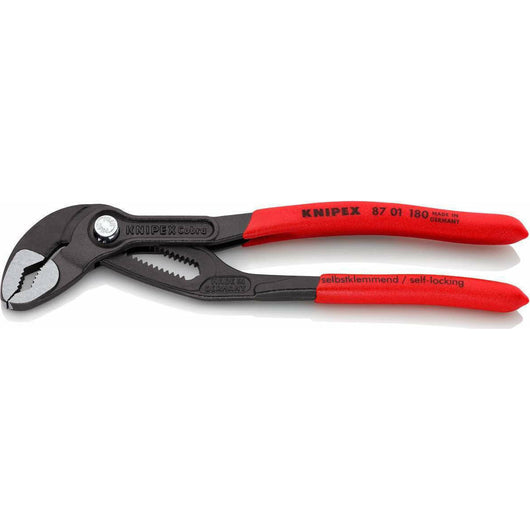 Knipex 8701180 Γκαζοτανάλια Cobra Ψιλή Μόνωση 180mm - mytoolstore.gr