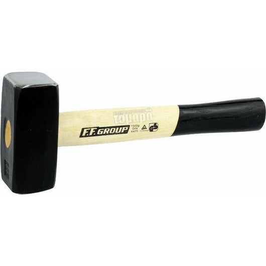 F.F. Group 14157 Βαριοπούλα με Ξύλινη Λαβή Din 6475 1kg - mytoolstore.gr