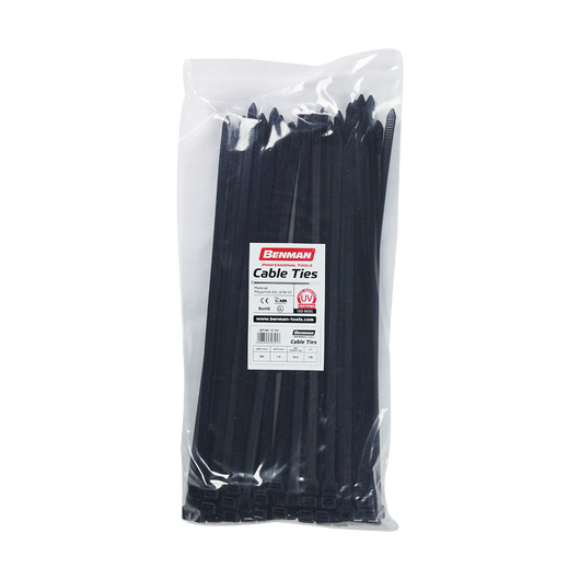 ΒΕΝΜΑΝ 70953 Δεματικά (Tire Up) Μαύρα 250x3.6 100τμχ - mytoolstore.gr