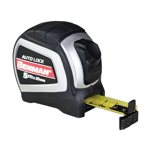 BENMAN 70962 Μετροταινία Μαγνητική 5m x 25mm Auto Lock - mytoolstore.gr
