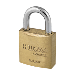 Hugo Locks 60283 Λουκέτο Ορειχάλκινο 20mm SB20 - mytoolstore.gr
