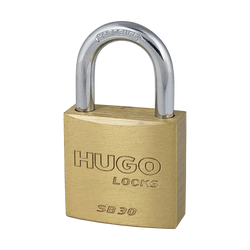 Hugo Locks 60286 Λουκέτο STANDARD BRASS LINE 30mm Από Ορείχαλκο Key Alike - mytoolstore.gr