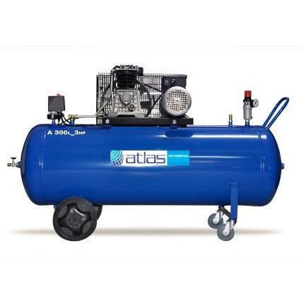Αεροσυμπιεστής (κομπρεσέρ αέρος) Atlas 300lt. 3hp made in Greece - mytoolstore.gr