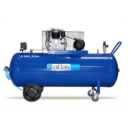 Αεροσυμπιεστής (κομπρεσέρ αέρος) Atlas 300lt. 5,5hp made in Greece - mytoolstore.gr