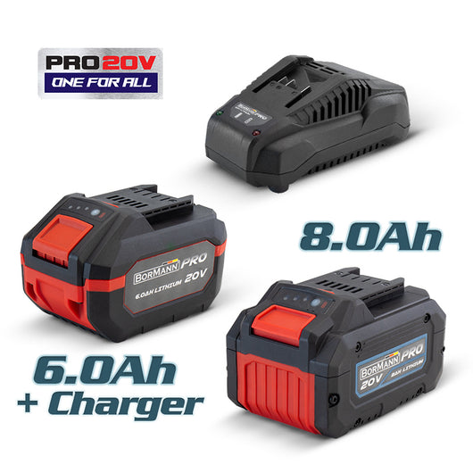 ΜΠΑΤΑΡΙΕΣ ΣΕΤ 6.0Ah BBP1006+ 8.0Ah+ΤΑΧΥΦΟΡΤΙΣΤΗΣ BBP2003 BBP9104