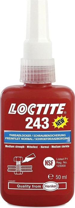 LOCTITE 243 ΑΣΦΑΛΙΣΤΙΚΟ ΣΠΕΙΡΩΜΑΤΩΝ ΜΕΣΑΙΟΥ ΒΑΘΜΟΥ 50ml