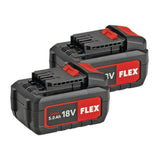 FLEX ΣΕΤ ΚΡΟΥΣΤΙΚΟ ΔΡΑΠ/ΒΙΔΟ 2G 18-EC FS55+ΠΑΛΜΙΚΟ ΚΑΤΣΑΒΙΔΙ ID 1/4"18.0-EC C 516236