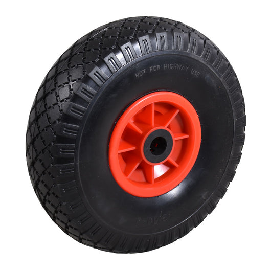 ΤΡΟΧΟΣ Φ260 mm -10''Χ3.00-4 ΜΕ ΠΛΑΣΤΙΚΗ ΖΑΝΤΑ Φ 20mm ΠΟΛΥΟΥΡΕΘΑΝΗΣ - e-mytoolstore.gr