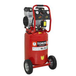 ΑΕΡΟΣΥΜΠΙΕΣΤΗΣ ΧΑΜΗΛΟΥ ΘΟΡΥΒΟΥ  OILFREE 50LT, 2HP