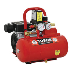 ΑΕΡΟΣΥΜΠΙΕΣΤΗΣ  OILFREE ΧΑΜΗΛΟΥ ΘΟΡΥΒΟΥ  6LT, 0,75HP - e-mytoolstore.gr