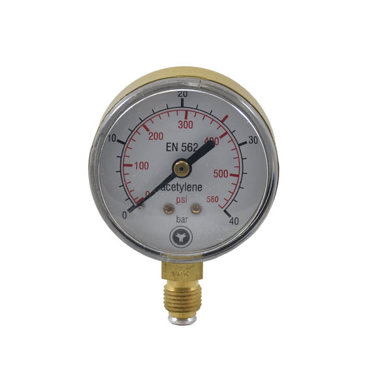ΜΑΝΟΜΕΤΡΟ MAXY ΑΣΕΤΥΛΙΝΗΣ HP - Φ 63 mm - RANGE 0-40 bar - RED MARK 26 bar - G1/4 MALE