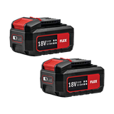 FLEX 504157 ΠΕΡΙΣΤΡΟΦΙΚΟ ΤΡΙΒΕΙΟ ΜΠΑΤΑΡΙΑΣ SE 125 18.0-EC/5.0 Set SUPRAFLEX