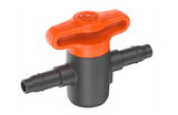 13217-20 Σύνδεσμος Gardena Micro-Drip 4,6mm με Βάνα - e-mytoolstore.gr