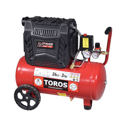 ΑΕΡΟΣΥΜΠΙΕΣΤΗΣ OILFREE ΧΑΜΗΛΟΥ ΘΟΡΥΒΟΥ (SEMISILENT) 24LT/2,0HP - e-mytoolstore.gr