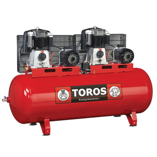 ΑΕΡΟΣΥΜΠΙΕΣΤΗΣ ME 2 ΚΕΦΑΛΕΣ ΜΕ ΙΜΑΝΤΑ 900LIT/15HP-(7,5+7,5)HP ΜΕ ΠΙΝΑΚΑ Υ/Δ - e-mytoolstore.gr