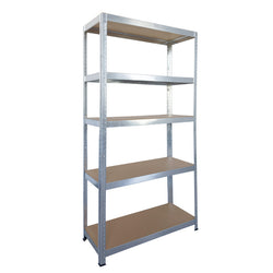 ΡΑΦΙΕΡΑ ΜΕΤΑΛΛΙΚΗ 75x30x172 ΓΑΛΒ. 75kg 5 ΡΑΦΙΑ MDF - e-mytoolstore.gr