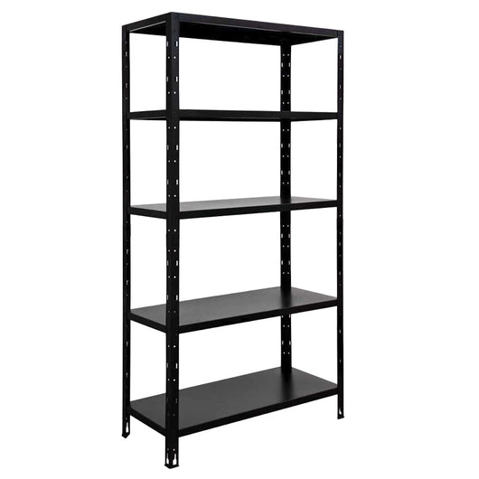 ΡΑΦΙΕΡΑ ΜΕΤΑΛΛΙΚΗ 90x40x180cm ΜΑΥΡΗ, 70kg 5 ΡΑΦΙΑ