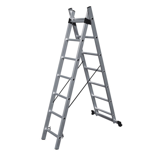 ΣΚΑΛΑ ΑΛΟΥΜΙΝΙΟΥ ΔΙΠΛΗ ΕΠΕΚΤΕΙΝΟΜΕΝΗ SS 2x9 ΣΚΑΛΙΑ - e-mytoolstore.gr