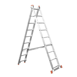 ΣΚΑΛΑ ΑΛΟΥΜΙΝΙΟΥ ΔΙΠΛΗ ΕΠΕΚΤΕΙΝΟΜΕΝΗ 2x7 - e-mytoolstore.gr