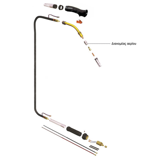 ΔΙΑΝΟΜΕΑΣ ΑΕΡΙΟΥ ΤΣΙΜΠ.ΗΛΕΚ. MIG N24 - e-mytoolstore.gr