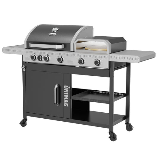 ΨΗΣΤΑΡΙΑ ΥΓΡΑΕΡΙΟΥ 3 ΣΕ 1: BBQ+PIZZA OVEN+PLANCHA