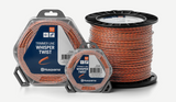 Μεσινέζα Husqvarna Whisper Twist 2,4 mm / 12 m Πορτοκαλί / Μαύρη