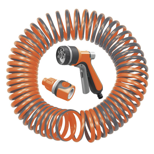 ΣΕΤ ΣΩΛΗΝΑ ΣΠΙΡΑΛ 15m ΜΕ ΠΙΣΤΟΛΙ ΝΕΡΟΥ