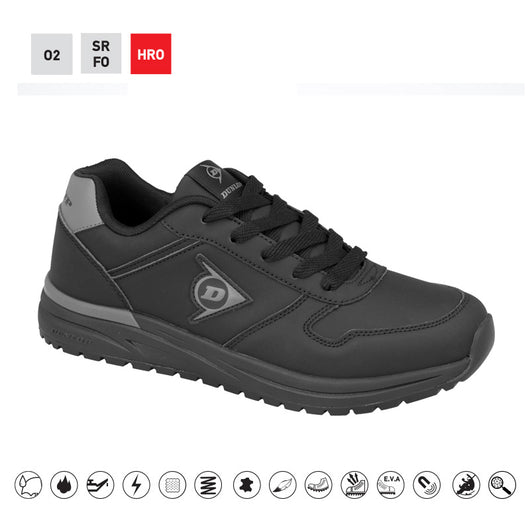 DUNLOP ΠΑΠΟΥΤΣΙ OCCUPATIONAL WING EVO ΜΑΥΡΟ/ΑΣΠΡΟ  ΜΕΓ.44
