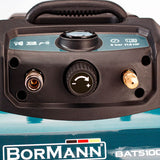 BORMANN Pro BAT5100 Αεροσυμπιεστής Μονομπλόκ, Oil free, Silent, Brushless 1.5Hp, 6Lt, 180L/min