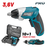 BORMANN Pro BBP3010 Κατσαβίδι Μπαταρίας 3,6V, Li-Ion - e-mytoolstore.gr