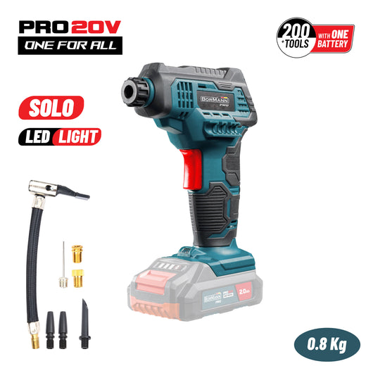 BORMANN Pro BBP3640 Τρόμπα Αυτοκινήτου Μπαταρίας 20V, Li-lon,130psi,30lt/min, SOLO