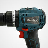 BORMANN Pro BBP5144 Σετ Δραπανοκατσάβιδο Κρουστικό Compact, Brushless 20V, 2 Ταχύτητες,2x2Ah