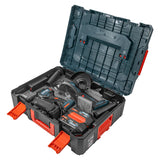 BORMANN Pro BBP5433X44T2CA Σετ Compact Brushless Κρουστικό Δραπαν/βιδο 65Νm & Γωνιακός Τροχός, ΒMC - e-mytoolstore.gr