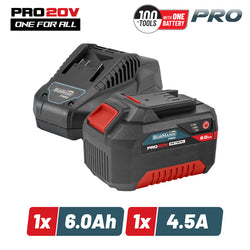BORMANN Pro BBP9960 Starter Kit 20V, Μπαταρία 6.0Αh & Φορτιστής 4.5Α - e-mytoolstore.gr