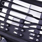 BORMANN Elite BBQ1015 Εργαλεία BBQ Σετ 16τμχ Inox Βαλίτσα
