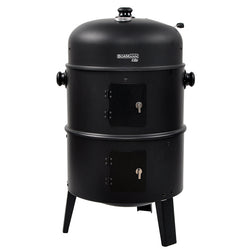 BORMANN Elite BBQ1970 Ψησταριά Κάρβουνου/Καπνιστήριο 2 σε 1 με Ρόδες