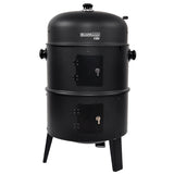 BORMANN Elite BBQ1970 Ψησταριά Κάρβουνου/Καπνιστήριο 2 σε 1 με Ρόδες