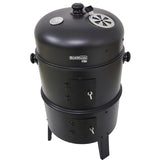 BORMANN Elite BBQ1970 Ψησταριά Κάρβουνου/Καπνιστήριο 2 σε 1 με Ρόδες