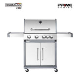 BORMANN Elite BBQ5050 Ψησταριά Υγραερίου Prime 4+1 Εστιών Luxury Type